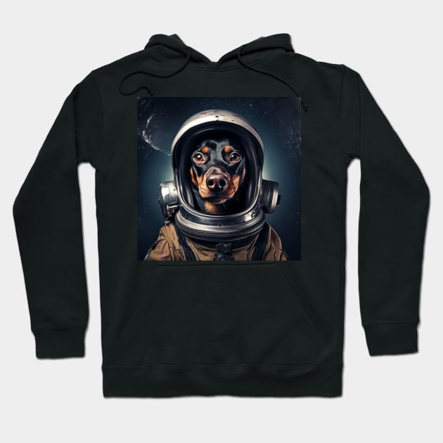 Astro Dog - German Pinscher Hoodie by Merchgard